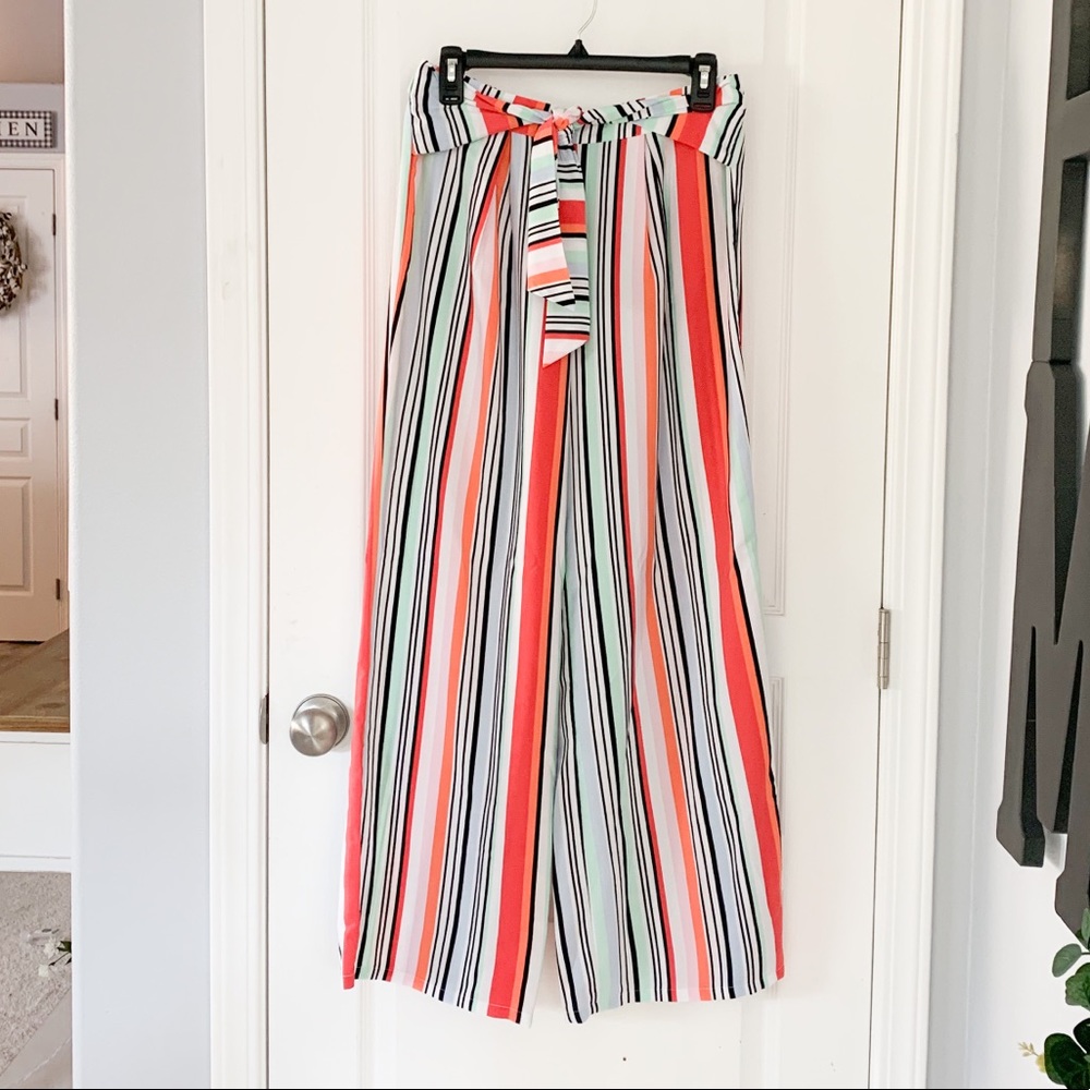 Medium bar III stripe pants